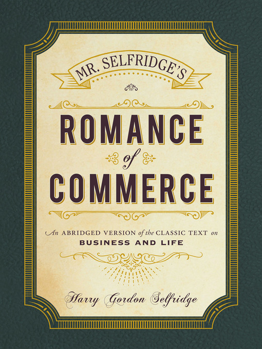 Cover image for Mr. Selfridge's Romance of Commerce